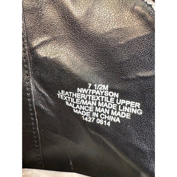 NINE WEST Payson Knee High Boots Womens 7.5 Leather Riding Equestrian Biker Moto - Picture 14 of 16